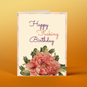 FK04 Birthday Flower - Offensive+Delightful Cards